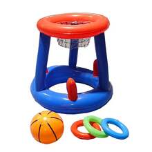 Inflatable Basketball Hoop For Kids, Water Toss Game, Interactive Floating Toy For Pool And Beach, Water Sports Toy For Outdoor Beach Parties - Style 2 - View 5