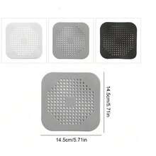 1 Silicone Hair Collection Device With Drainage Protection - Anti-Clogging Sink Drain Cover, Smooth Drainage. Easy To Clean, Versatile In Use, With A Hole Design, Easy To Install, Suitable For Bathrooms, Kitchens, Sinks, Bathtubs - Durable Device - Multiple Styles - View 4