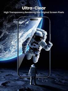 5-In-1 Set (1 Front Screen Protector + 1 Back Glass Film + 3 Transparent Camera Lens Protectors) 3D Curved Bubble-Free High-Definition Tempered Glass, Precise Fit, Scratch-Resistant And Wear-Resistant, Suitable For Phone Cases, Compatible With IPhone 18 Pro Max/18 Pro/17/17 Pro/17 Air/17 Pro Max/16/16 Pro/16 Plus/16 Pro Max/15/15 Pro/15 Plus/15 Pro Max/14/13/12/11 Pro Max, Daily Phone Accessories, Holiday Gift - Clear - View 8