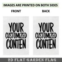 Pure White Linen Blank Base Full Material Free Print Custom Garden Flags Personalized DIY Portrait Text Scenery Universal Yard Decor Four Seasons Outdoor Backdrop Lightweight Waterproof Customized New Flags Private Memory Welcome Fabric Banner - Multicolor - View 7