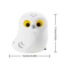 GLOOPRO Owl Night Light, Soft Owl Gift, Rechargeable, Dimmable, Timed, LED Bird Silicone Night Light, Children's Bedroom, Kindergarten, College Dormitory Decorative Light - Owl Night Light - View 8