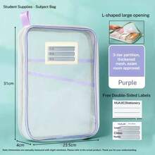 Student Office Document Storage Bag, Suitable For Document Storage, Book Storage, Subject Classification Material Storage, Test Paper & Assignment Storage Bag, Back To School Essential,Back To School Season - Sets - View 7