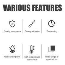 rayhong Metal Casting Glue, High Temperature Resistant Welding Glue For Metal Castings, Sand Holes, Air Pores, Cracks, Electric Welding Repair, Cast Iron Water Pipes, Radiators, Oil Tank Leaks, Welding Repair AB Glue - A - View 6
