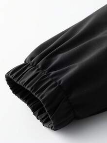 Lightweight Men's Hooded Jacket, Multi-Color Options, Scratch-Resistant Material, Dual Zipper Design, Streetwear Practical Style, Suitable For Daily Use And Commuting, Casual Yet Fashionable - Black - View 3