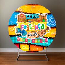 Round Party Panel Easy Dress 1.50m June Party Arraiá - FJN162 - View 2