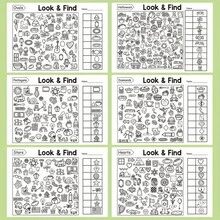 1pc Hidden Object Book (Green+Blue+Red), Exploration And Discovery Activity Book, With Visual Search Challenge, Interactive Focus Games, Educational Activity, Learning Supplies, Easter And Christmas Gift - Multicolor - View 8