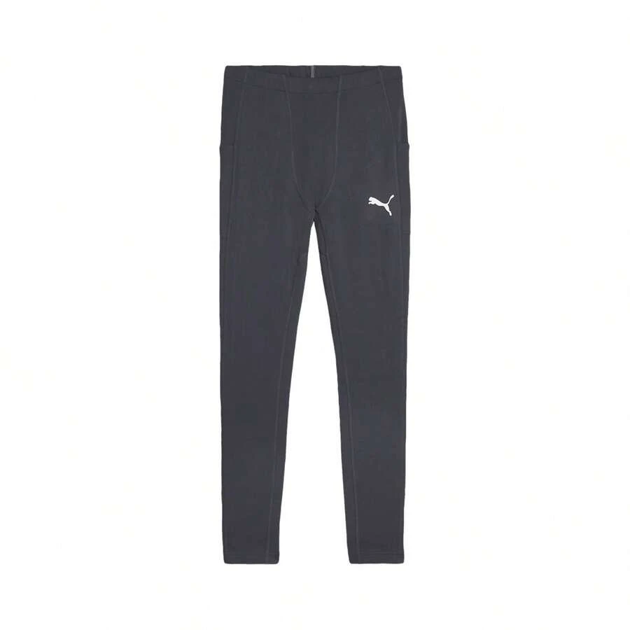Adidas Men's Reflective Night Running Tight Pants, Running Pants, Training Fitness Sports Pants, Spring/Autumn, 52631969 - Galaxy Gray - View 1