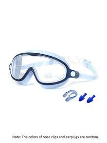 Swim Goggles 2 Packs Anti-Fog Wide View Swimming Goggles For Teenagers, There Are Two Sets Of Swimming Goggles/Goggles+Nose Clip Earplugs, Which Are Essential For Summer Swimming And Beach Activities, Pool Essentials, Beach Essentials - Multicolor - View 11