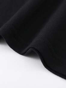 Christmas2026 Loose-Shirt Men, Short-Sleeved, Versatile Summer Round NeckHot Item - Black - View 3