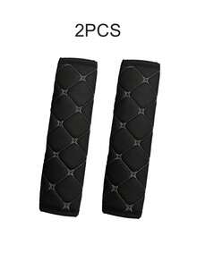 2pcs/1pc Universal Car Seat Belt Shoulder Pads - Breathable Leather Shoulder Strap Protectors, Soft Seat Belt Covers, Protect Neck And Shoulders, Ideal Car Interior Accessory For Most Car Models - Type a - View 18