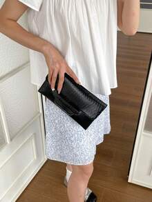 Dedoo 2026 Latest Fashion Colorful Plaid Handbag - Black - View 6