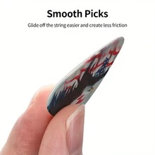 12pcs Premium Guitar Picks With Storage Box - Patriotic American Flag Design, 0.96mm Thick, Durable Plastic Material, Suitable For Acoustic Guitar, Electric Guitar And Bass - Perfect As Anniversary, Birthday, Christmas Gift, Guitar Accessories, Themed Guitar Accessories - Multicolor - View 5