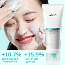 ANUA 1瓶 150ml 玻尿酸保濕潔面慕斯，滋潤乾燥肌膚且不緊繃，適合日常臉部清潔，溫和清爽洗面乳 - 透明質酸保濕潔面泡沫150ml - 查看 7