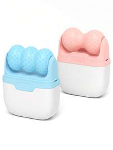 2-In-1 ICE ROLLER Home Use, Dual-Head Cold Therapy Gel Beauty Massage Skin Care Device, Portable Ice Roller For Face And Body, Revitalizes Skin, Firm, Lift And Shape - Multicolor - View 3