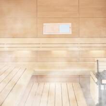 RibasuBB Natural Wood Sauna Ventilation Panel With Sliding Adjustable Vent 13.19 X 4.92 In Heat Resistant Air Exchange - Default - View 3
