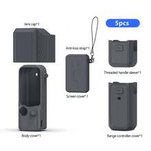 Silicone Protective Case For Osmo Pocket 4&4P, Protective Case Lens Protector Scratch-Resistant Sleeve Skin &Includes Screen Case And Other Action Camera Case Accessories(Cover Only) - View 22
