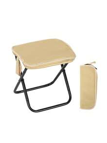 1 pieza Taburete plegable portátil, adecuado para camping, viajes, vacaciones y pesca, con taburete ajustable con cremallera - Multicolor - View 15
