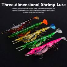 PRO BEROS Proberos 1件 10.3cm/11.2g 多節軟蝦擬餌,附鋒利三叉鉤,仿生淡水海水釣魚誘餌 - 蝴蝶型 - 查看 9