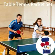 1pc Table Tennis Fitness Training Set, Back To School Gift, School, Club & Beginner, Competition & Practice Dual-Use Table, Sports Leisure & Game Equipment, Includes Storage Bag - Multicolor - View 5