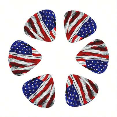 12pcs Music Guitar Picks - Guitar Accessories - Suitable For Acoustic Guitar, Electric Guitar, Electric Bass, Ukulele, Bass Guitar - ABS Material - Printed Design - Perfect Gift For Anniversary, Birthday, Christmas, Comes With Storage Box