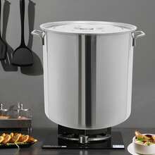 40 Liters/42.27 Quarts Stainless Steel 201 Soup Pot With Basket Cookware To Boil - View 6