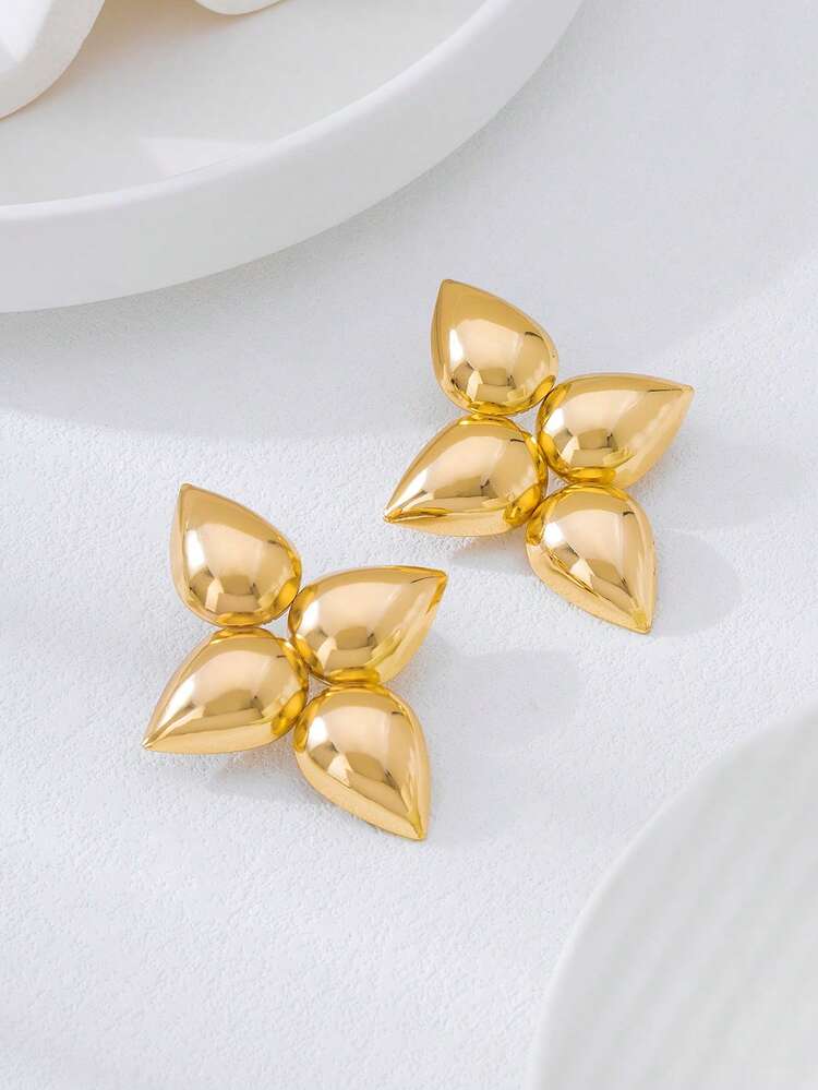 時尚極簡金色水滴腳鍊 女款足部飾品 夏季海灘禮物 - 金色 - 查看 5