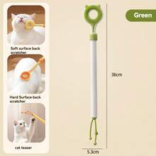 1pc/2pcs/3pcs 2-In-1 Retractable Cat Brush, Double-Sided Massage Cat Toy, Perfect For Grooming Kittens And Relieving Itchiness. Suitable For Cats And Dogs, Also Can Be Used For Human Scratching, Great Choice For Pets, Ideal As Pet Gift And Holiday Gift. - View 12