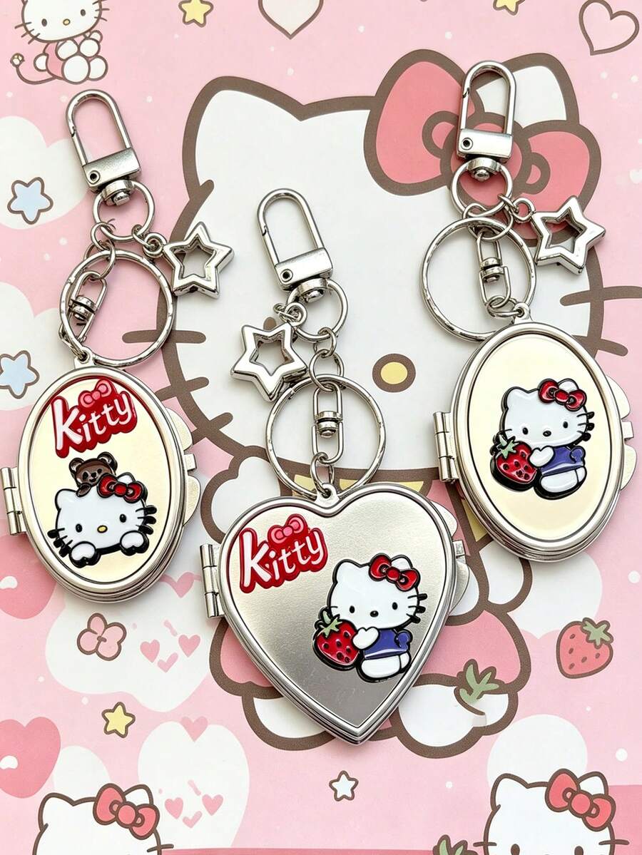 1個時尚可愛小貓搖搖鑰匙圈 Hello Kitty 鑰匙圈 白色小貓壓克力鑰匙圈 HK 包包吊飾 女生後背包配件 適用於包包、後背包、車鑰匙或手提包 適合旅行、日常與特殊場合 生日禮物 派對禮物 車飾 耳機保護殼配件 校園配件 最佳禮物 可愛哥德風 Y2K - 多色 - 查看 1