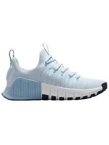 Free 6 Women's Training Shoes, Blue Mesh Lace-Up Athletic Footwear For Cross-Training - Blue - View 4