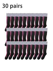 1/10/20/30 Pairs Women's Spring/Autumn Comfortable Fun Chicken Claw Design Knee-High Socks - Multicolor - View 10