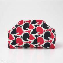 Original Abstract Color-Block Printed Knit Clutch, Purses And Bags For Women, Makeup Bag, Suitable For Daily Storage And Gifting - Multicolor - View 13