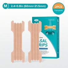 Cofoe Nasal Strips For Adults And Men, Women, Extra Strength Nasal Congestion |(60mm X 21.5mm)| Opens Nose And Increases Nasal Airflow, Helps Relieve Congestion For Better Breathing, Individually Packed Nose Strips For Sleep Aid, Night Use - Blue (M) - View 17