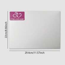 Valentine's Day Gift Scratch-Off Poster 100-Position Challenge Date Scratch-Off Poster Couple Gift With Envelope - Pink Envelope - View 6