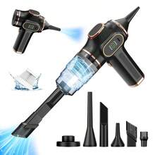 SOKANY Portable Wireless Car Vacuum Cleaner, Wet & Dry 2-In-1 Blower & Suction, 45,000 Rpm Powerful Suction, Type-C Fast Charging (1500mAh*2), Equipped With Multiple Accessories, Suitable For Various Scenarios, Essential Tool For Daily Cleaning - Cordless - View 10