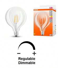 GLOBO LED 125mm FIL. CLARO 11w 827 E-27 DIM OSRAM - Enchufe EU Tipo C(220-240V) - Ver 2