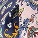 粉底碎花/藏青碎花