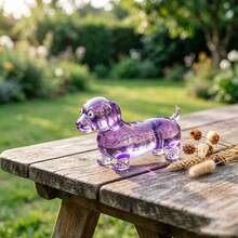 1pc Shiny Soft Sausage Dog Squishy Toy, Designed For Teenagers And Adults Seeking Ritual Of Life And Emotional Release, Ideal Stress Relief Companion For Urban High-Pressure People, Embedded With Fine Gold Powder And Warm Orange Gradient Halo - Multicolor - View 4