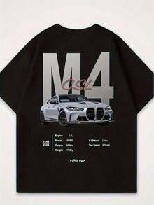 Men T-Shirts - 黑色 - 查看 1