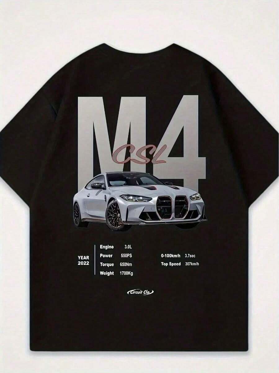 Men T-Shirts - 黑色 - 查看 1