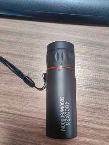 1pc 4000*24 Ultra Clear Long Distance Monocular Telescope, Compact Non-Slip Handheld Body, Lightweight Wear-Resistant And Drop-Proof; Suitable For Outdoor Hiking, Mountain Forest Exploration, Sports Events, Theater Performances, Suburban Sightseeing, Travel Scenic Viewing, High Magnification Clear Imaging, Unisex Portable Viewing Monocular - Black - View 7