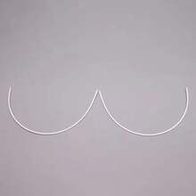 1 Pair Shaping Lacquer Underwires For Bra Making Supply Lingerie Shaper Bustier Bust Buxom - A - View 1