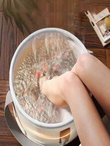 1pc Portable Foot Bath Basin, Suitable For Home SPA. Foldable Foot Bath Basin Convenient For Soaking Feet, Comes With Portable Foot Bath Bag, Suitable For Travel, Camping, Outdoor Activities, Shops And Other Places - View 2