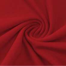 Women's Summer Sexy Solid Color One-Shoulder Ruched Slim Fit Crop Top And Hollow Out High Side Split Skirt Two-Piece Set Red Elegant - Red - View 5