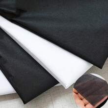 2pcs 39.3in*78.7in Iron-On Fusible Interlining, Non-Woven Lightweight Medium Weight Clothing Interlining, Polyester Single-Sided Single-Sided, Suitable For Sewing, Bags, Home Decor, DIY Crafts, Clothing Reinforcement - 2 Items - View 8