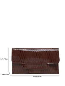 Dedoo 2026 Latest Fashion Colorful Plaid Handbag - Brown - View 3