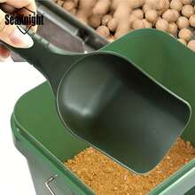 SeaKnight Bait Scoops, Plastic Fishing Spoons, Versatile Carp Bait Scoops, Portable Food Shovels In Green, Featuring Bait Throwing And Tackle Storage Functions - Green - View 6