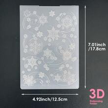 3D Embossing Folder Vintage Floral Forest Scene Embossing Template DIY Scrapbook Card Making Craft Supplies Scrapbook/Journal/Card Making Xmas Greeting Card Christmas Invitation Holiday Journal - 3D - View 15