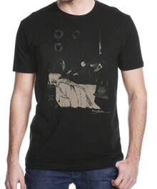 Camiseta con ilustración de Harry Clarke: Edgar Allan Poe, Moda Gótica de Halloween - Negro - Ver 1