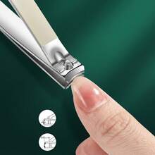 Professional Manicure Set Stainless Steel Nail Clipper Set With Travel Storage Box - Brown - View 4
