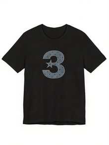 2026 Spring/Summer New Style Number 3 T-Shirt With Polka Dot Print, Suitable For Leisure Wear And Commuting. - 白色 - 查看 6